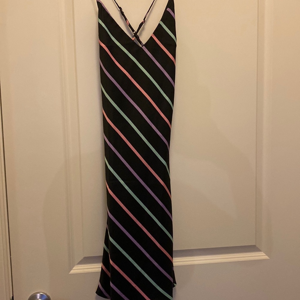 Black Stripped Dress